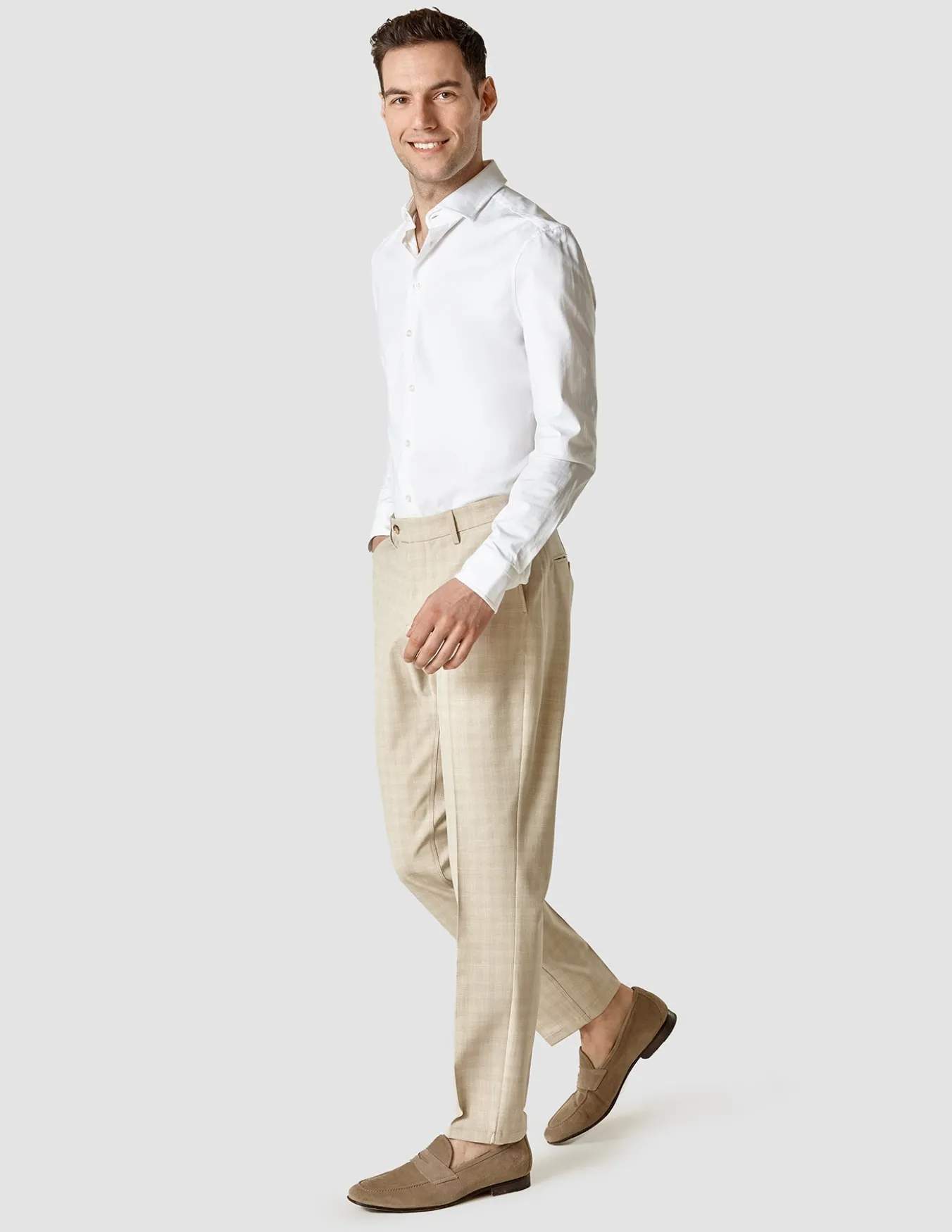 Essential Suit Pants Regular Warm Sand