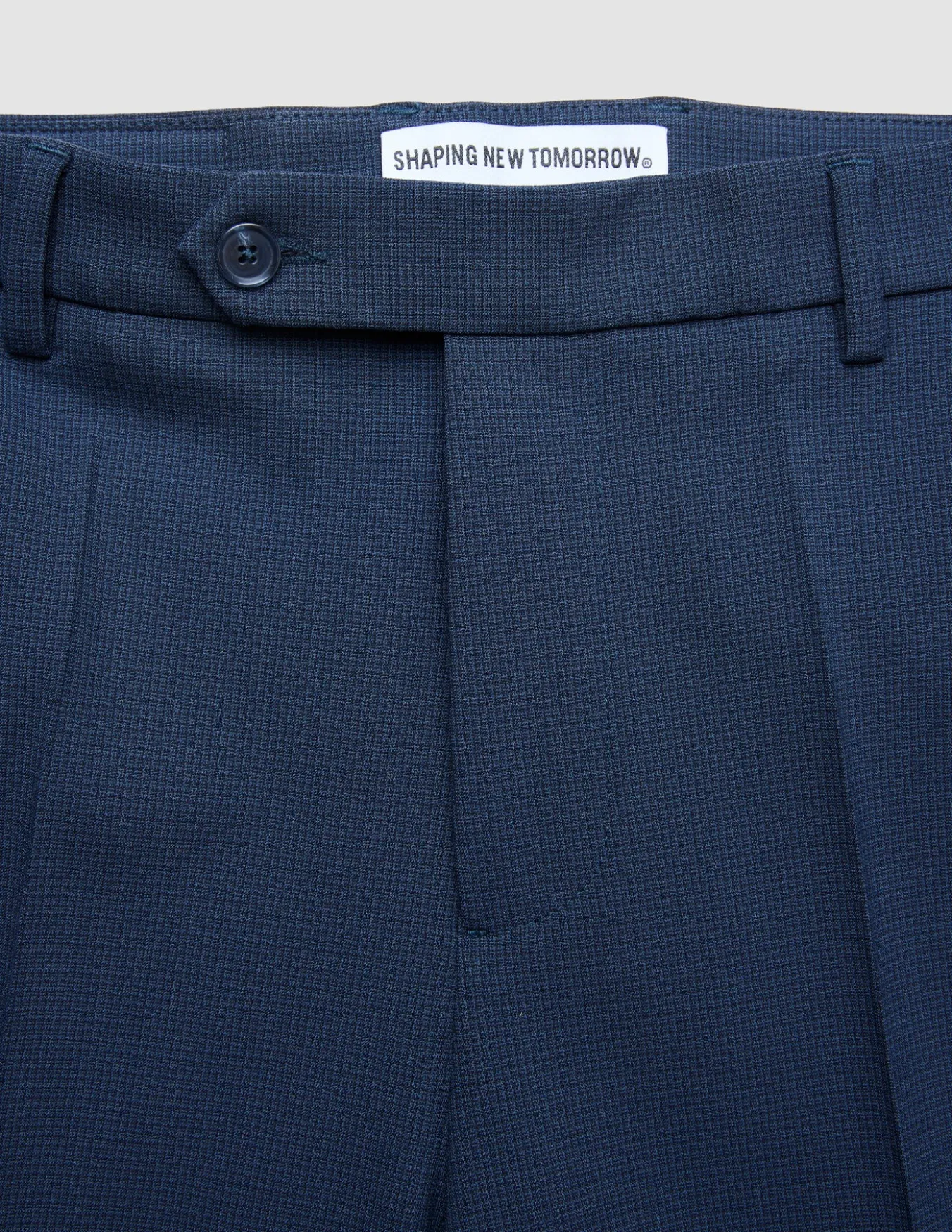 Essential Suit Pants Regular Navy Checks