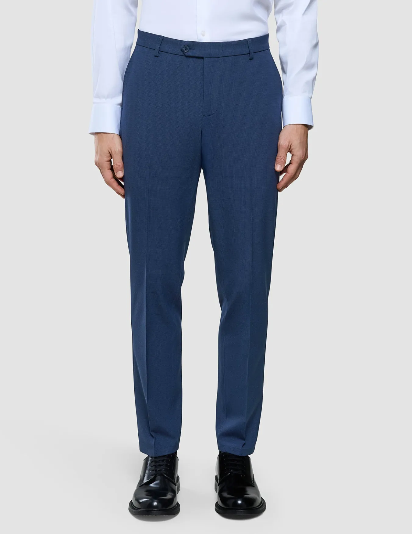 Essential Suit Pants Regular Navy Checks