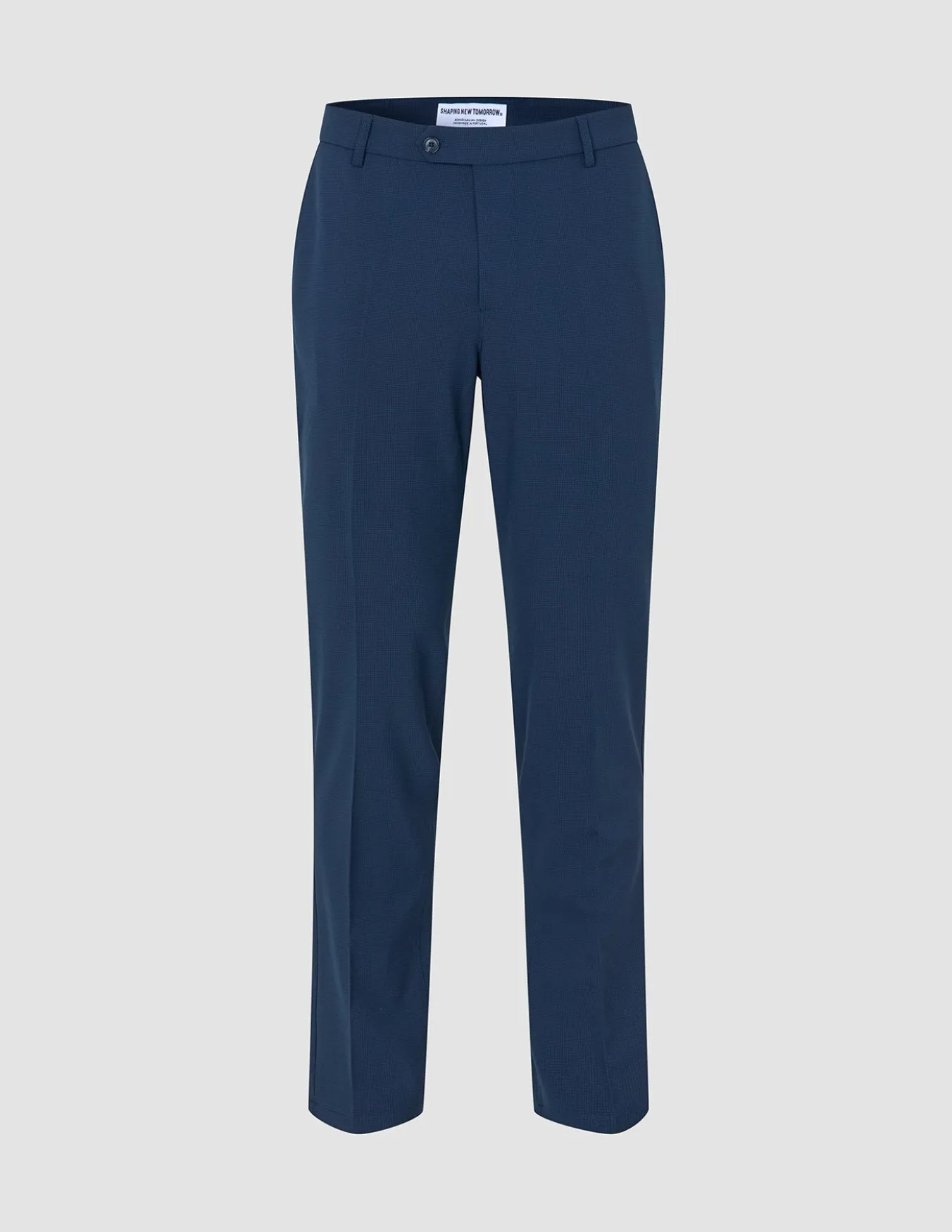 Essential Suit Pants Regular Navy Checks
