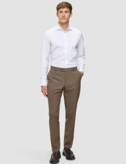 Essential Suit Pants Regular Saddle Brown Melange