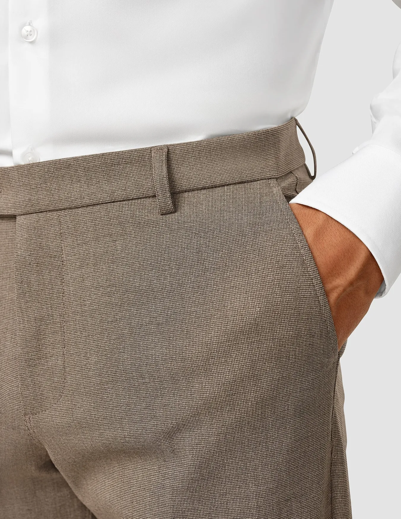 Essential Suit Pants Regular Almond