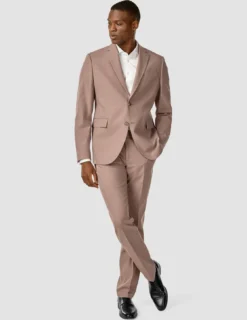 Essential Suit Pants Regular Dusty Lilac Melange