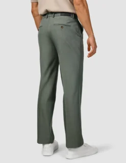Essential Suit Pants Relaxed Fit Green Melange