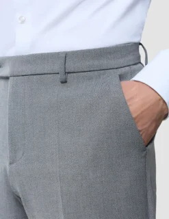 Essential Suit Pants Relaxed Fit Ash Twill