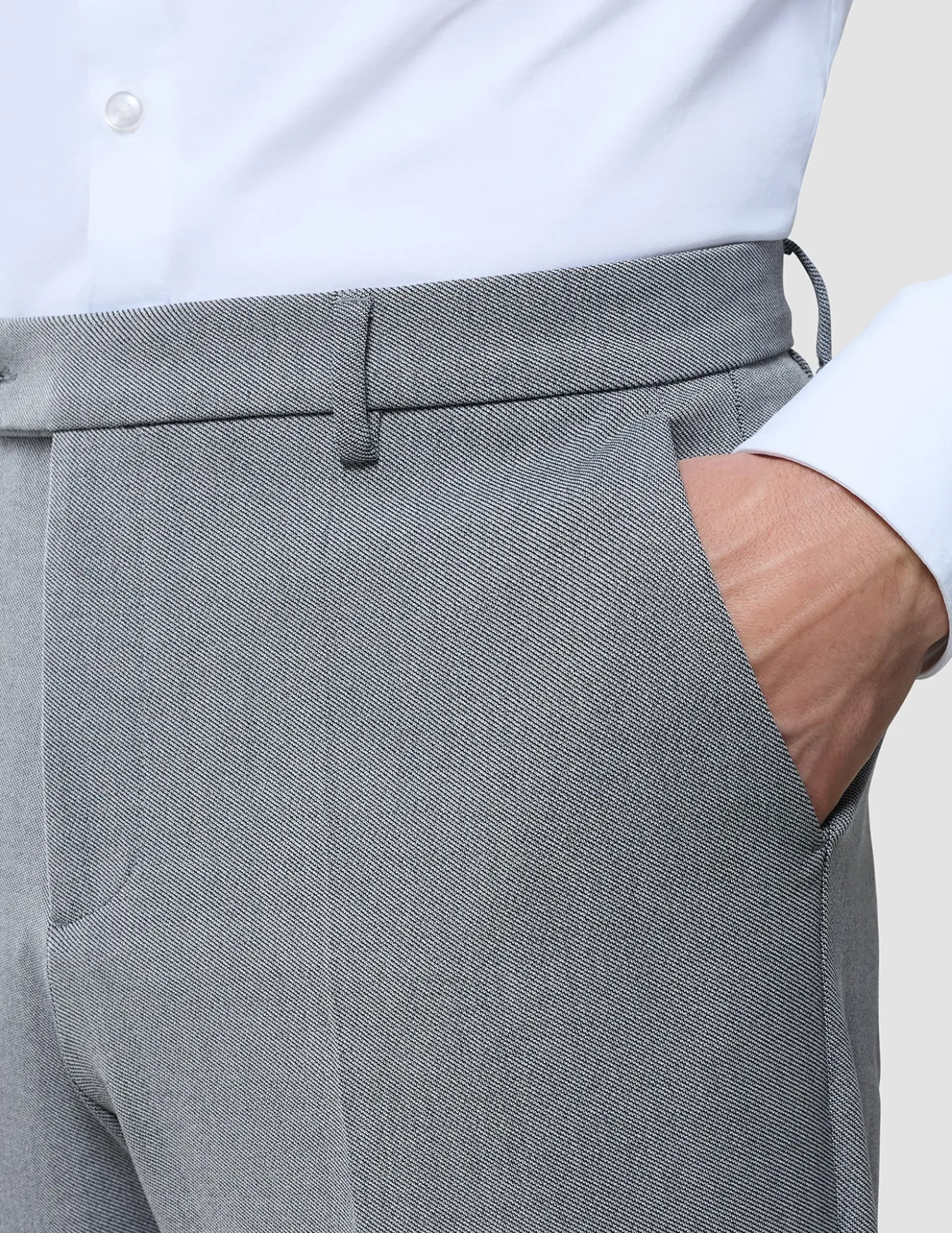 Essential Suit Pants Relaxed Fit Ash Twill