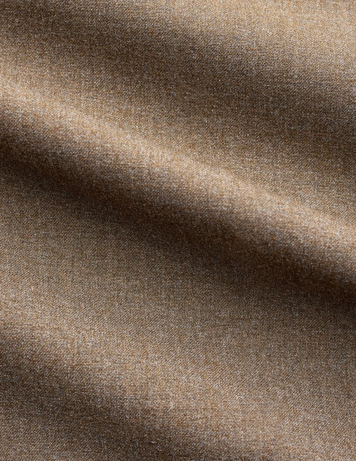Essential Suit Pants Relaxed Fit Saddle Brown Melange