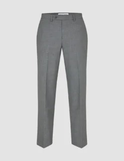 Essential Suit Pants Relaxed Fit Dark Grey Melange