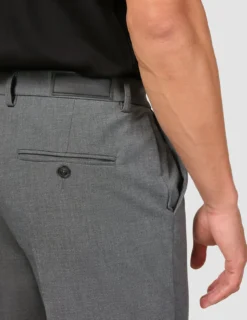 Essential Suit Pants Relaxed Fit Dark Grey Melange