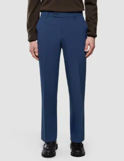 Essential Suit Pants Relaxed Fit Navy Checks