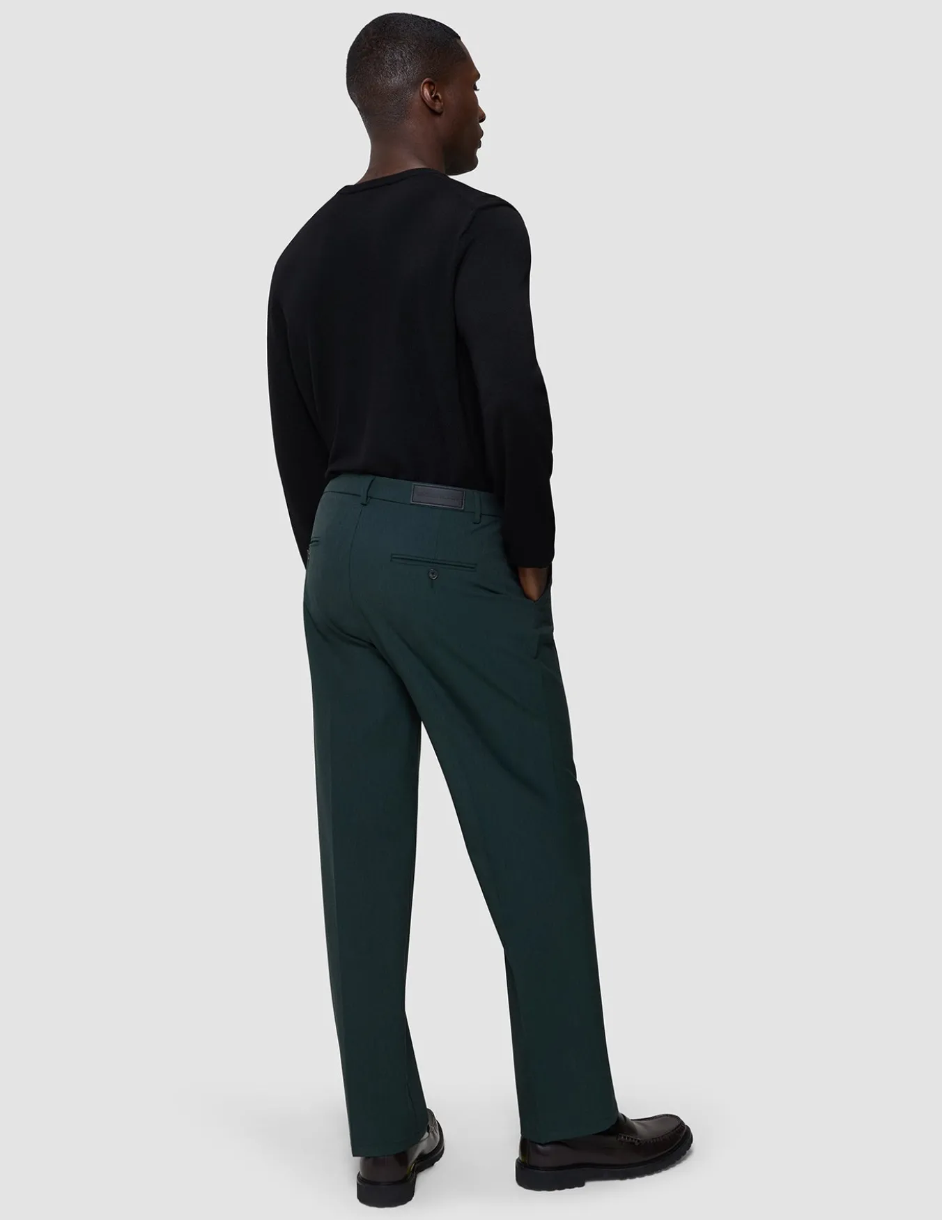 Essential Suit Pants Relaxed Fit Pine Green