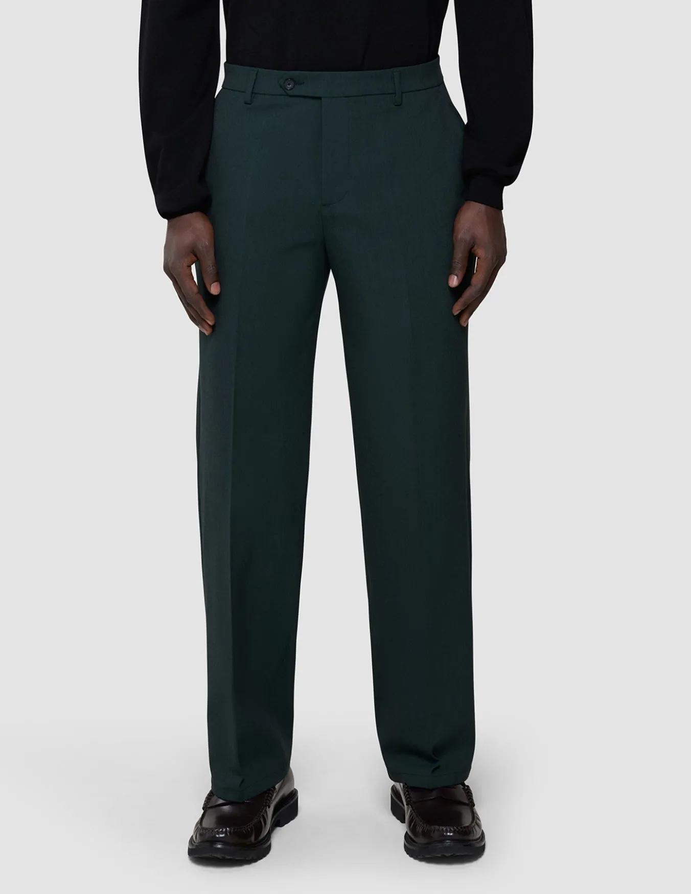 Essential Suit Pants Relaxed Fit Pine Green