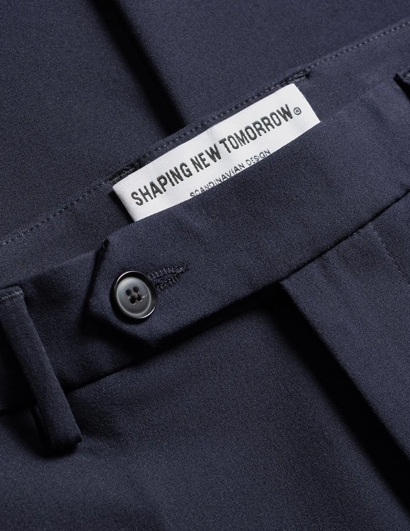 Essential Suit Pants Relaxed Fit Midnight Blue