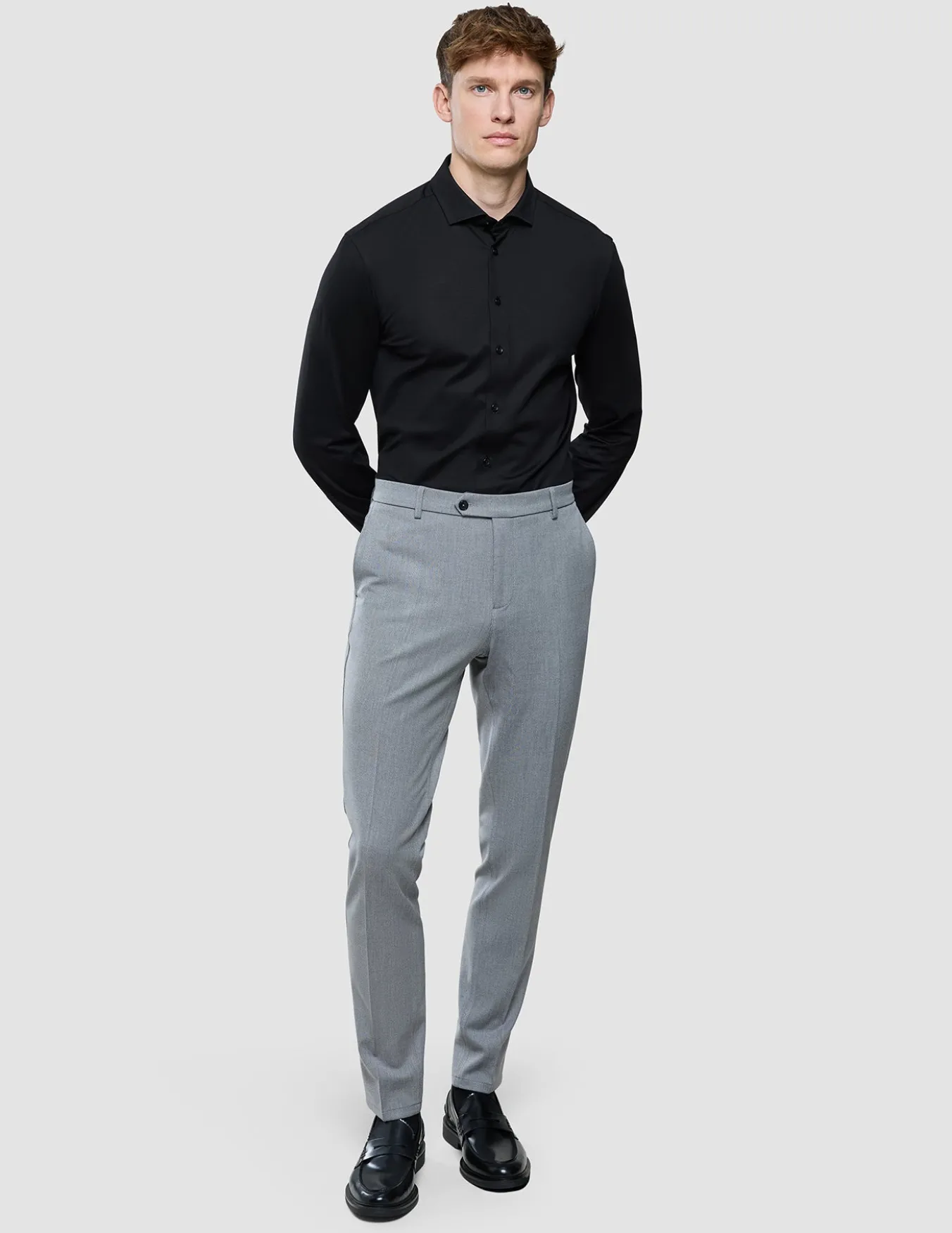 Essential Suit Pants Slim Ash Twill