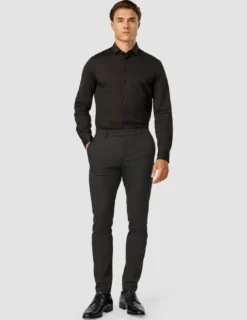 Essential Suit Pants Slim Asphalt Pinstripe