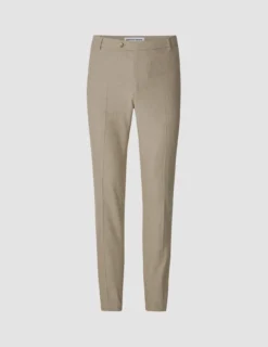 Essential Suit Pants Slim Beige Melange