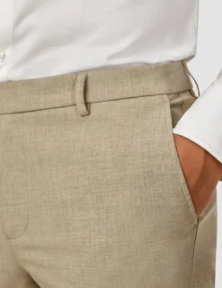 Essential Suit Pants Slim Beige Melange