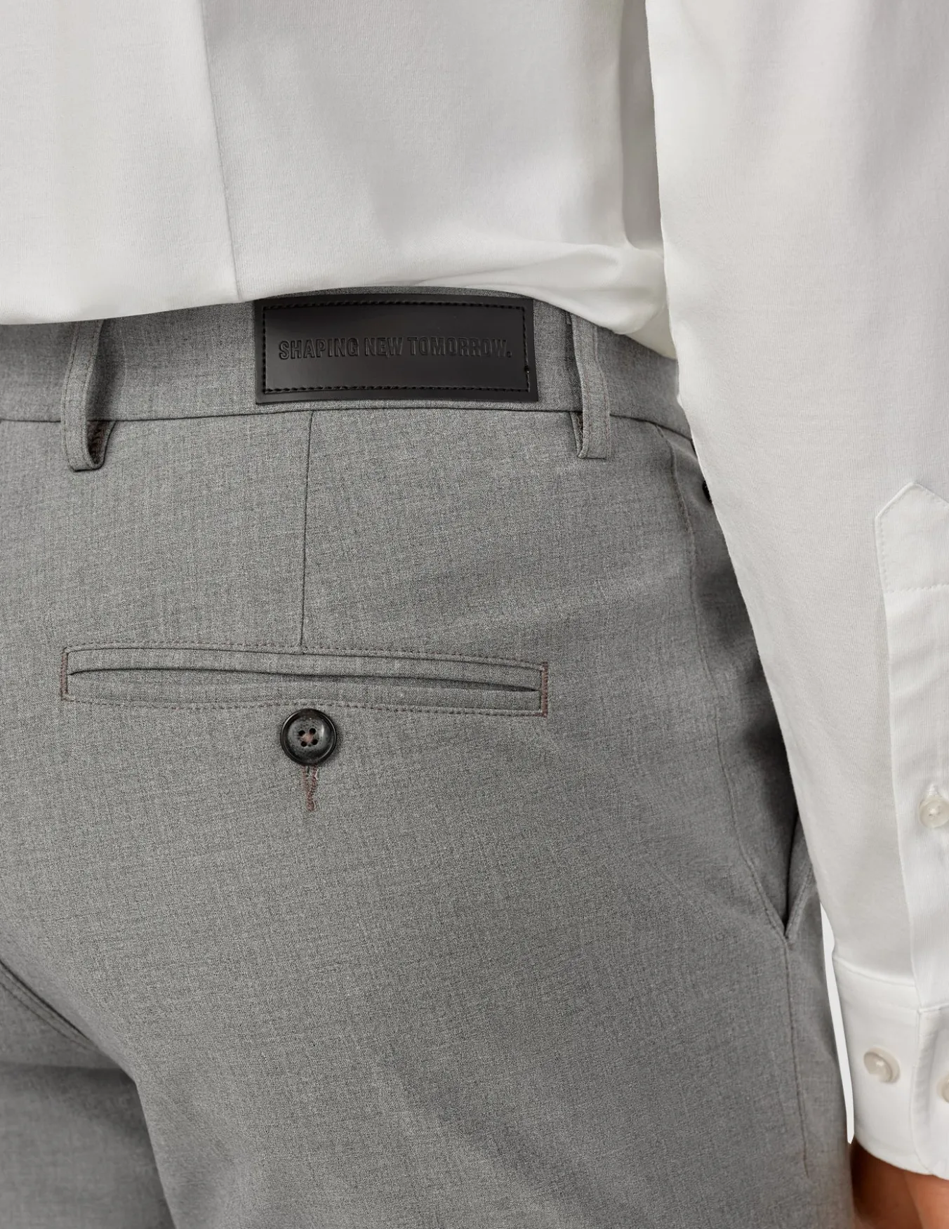 Essential Suit Pants Slim Cloud Grey
