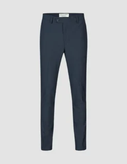 Essential Suit Pants Slim Dark Blue Check