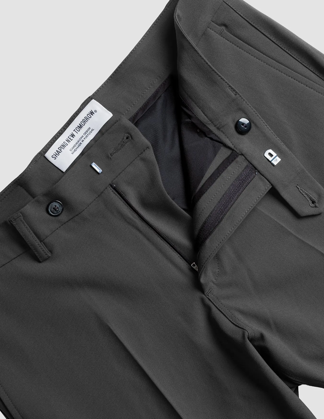 Essential Suit Pants Slim Dark Shadow