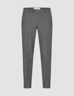 Essential Suit Pants Slim Dark Grey Melange