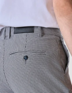 Essential Suit Pants Slim Duo Check Blue