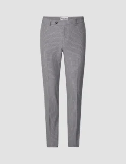 Essential Suit Pants Slim Duo Check Blue