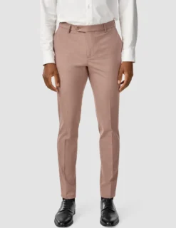 Essential Suit Pants Slim Dusty Lilac Melange