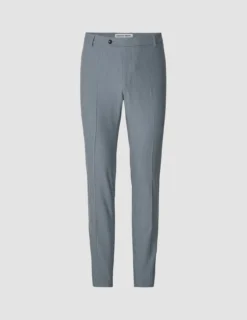 Essential Suit Pants Slim Light Blue Melange