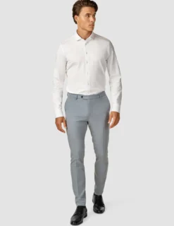 Essential Suit Pants Slim Light Blue Melange