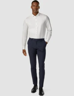 Essential Suit Pants Slim Navy Pinstripe