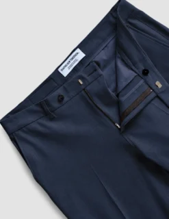 Essential Suit Pants Slim Navy Melange