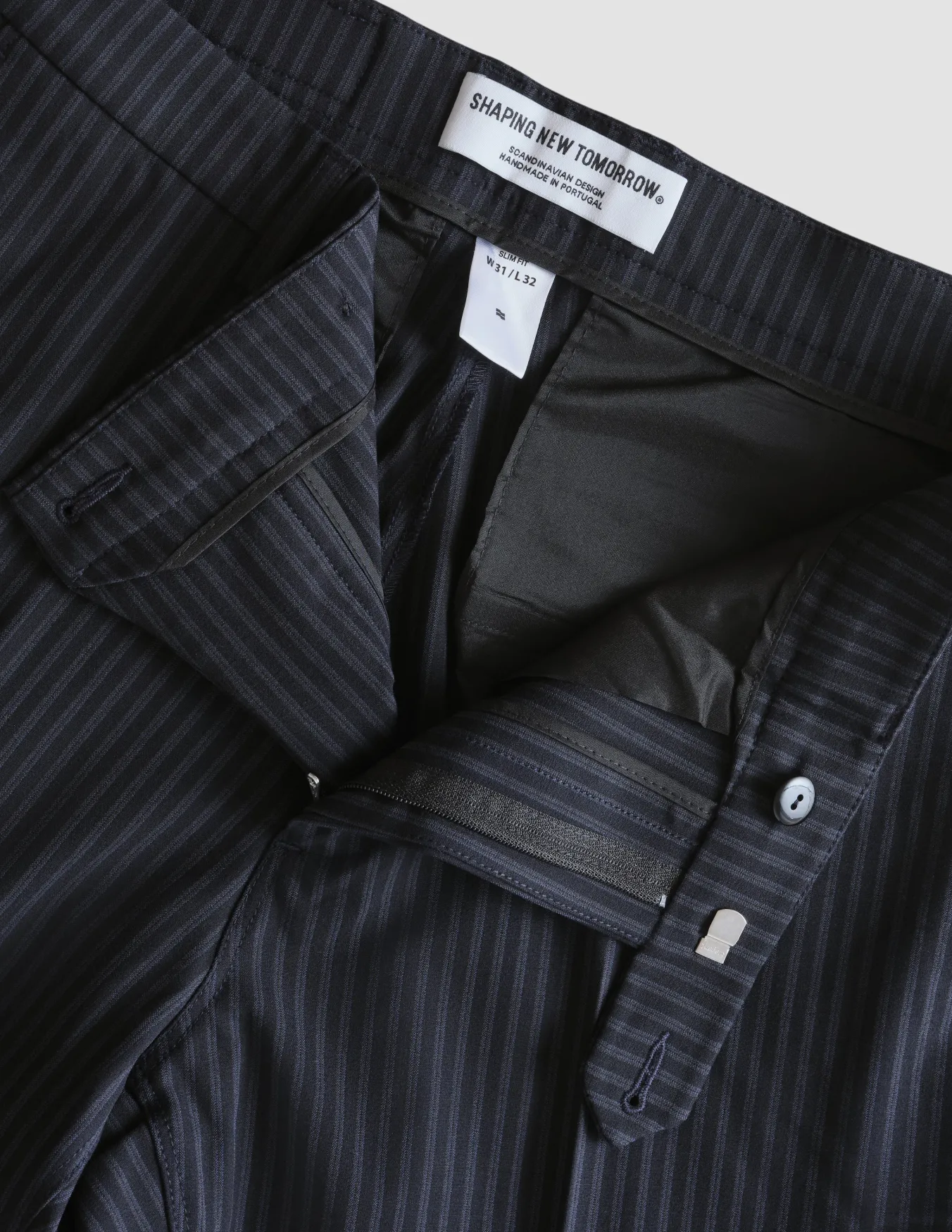 Essential Suit Pants Slim Stanford Stripes