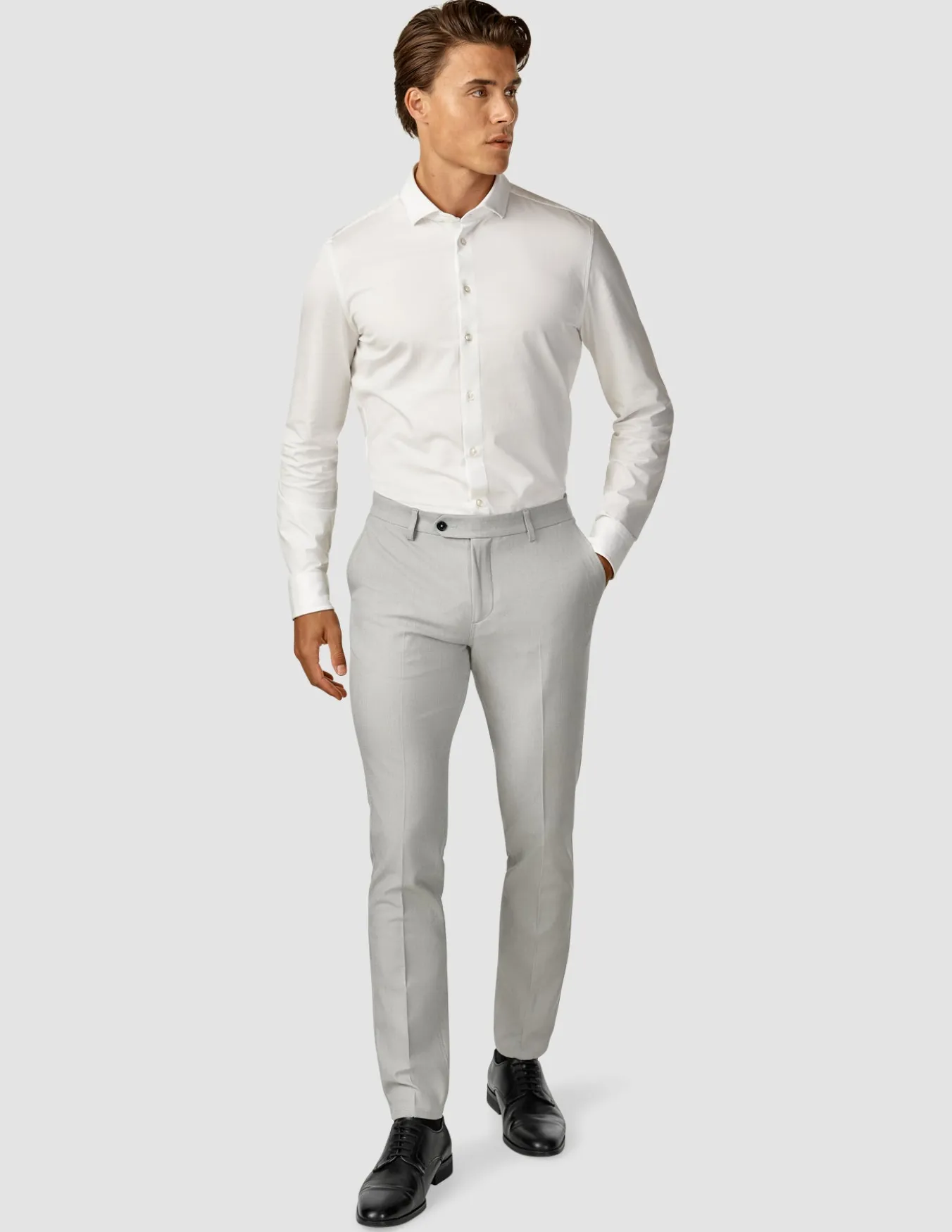 Essential Suit Pants Slim Teal Blue