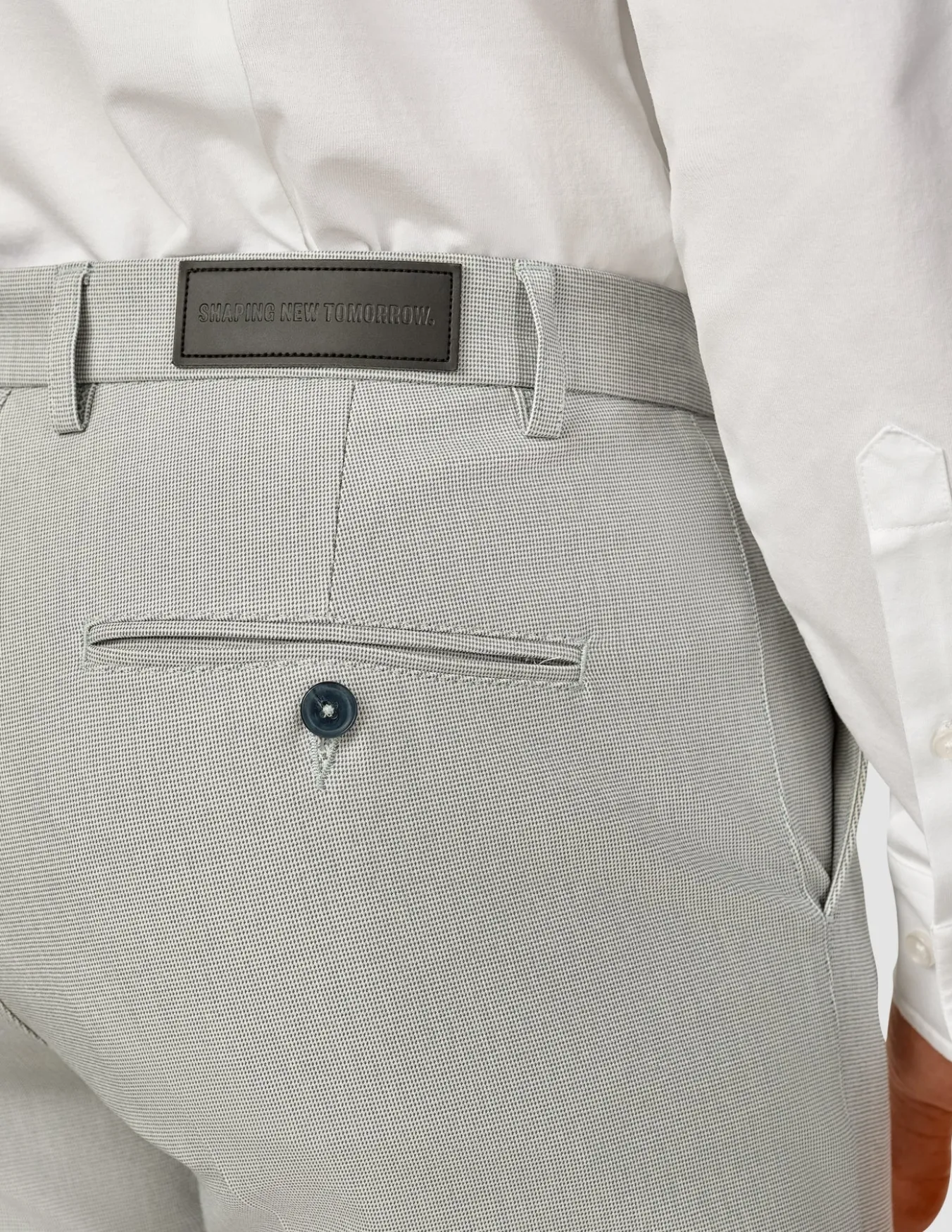 Essential Suit Pants Slim Teal Blue