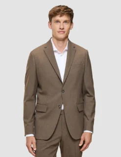 Essential Suit Saddle Brown Melange