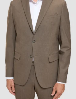Essential Suit Saddle Brown Melange