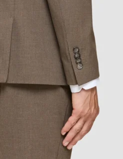 Essential Suit Saddle Brown Melange