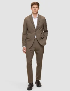 Essential Suit Saddle Brown Melange