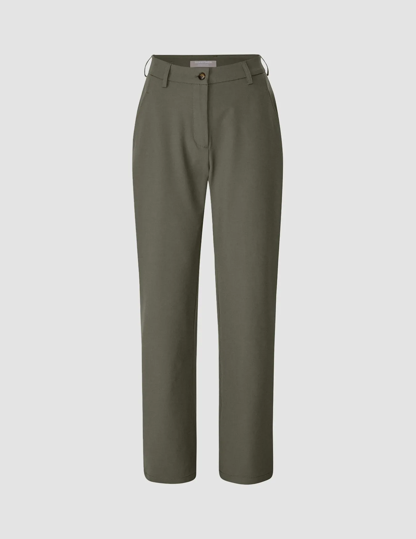 Essential Suit Straight Dark Olive