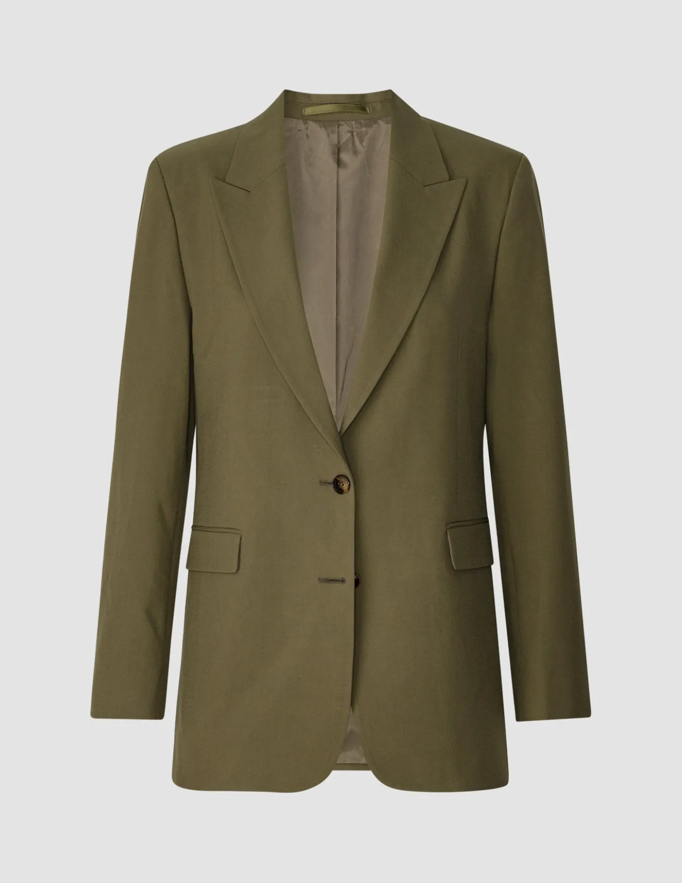 Essential Suit Straight Dark Olive