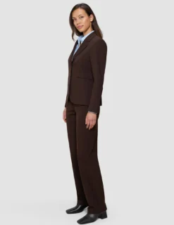 Essential Suit Straight Espresso