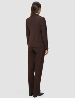 Essential Suit Straight Espresso