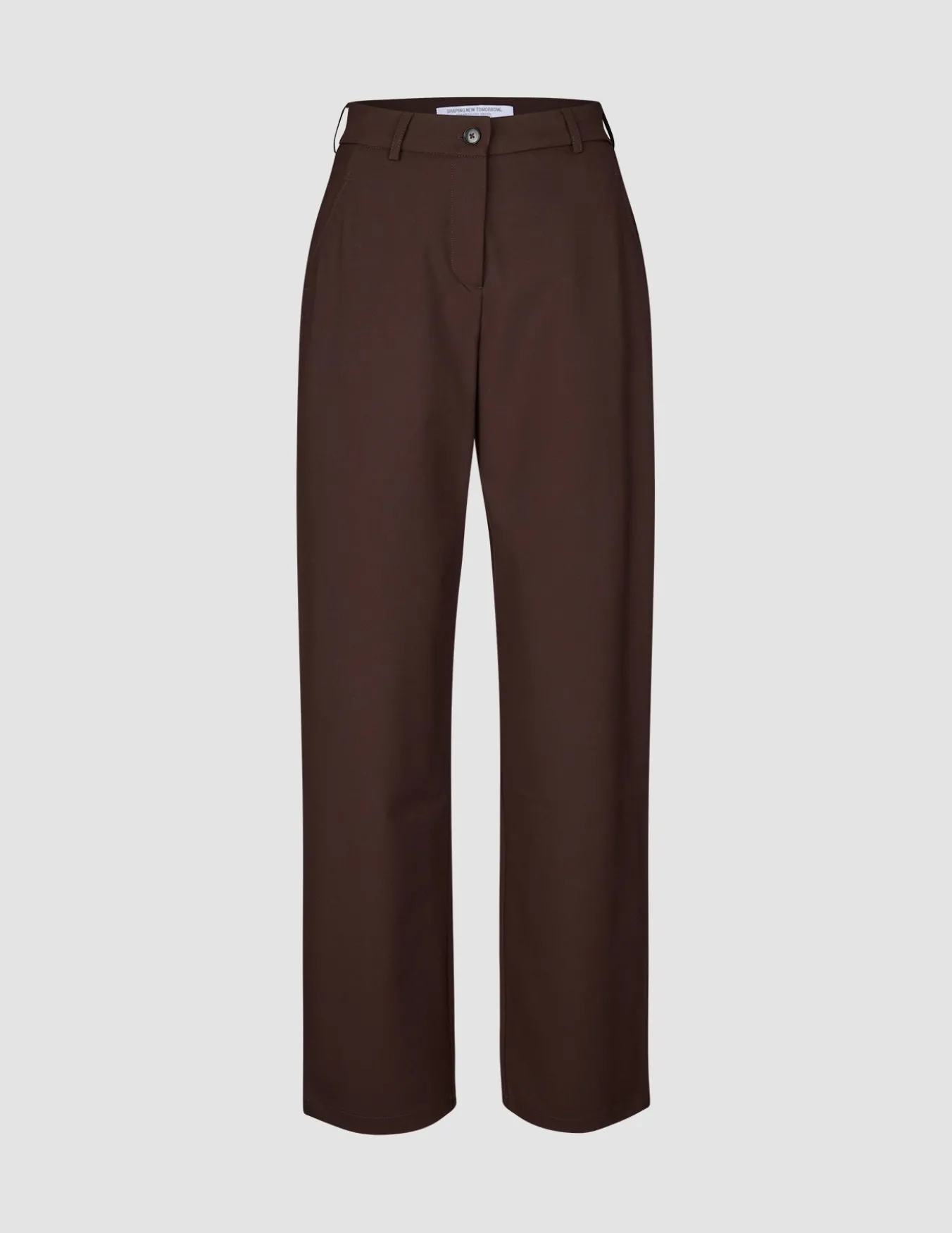 Essential Suit Straight Espresso