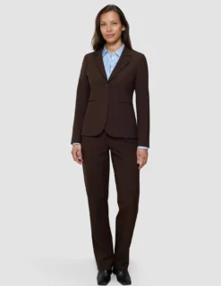 Essential Suit Straight Espresso