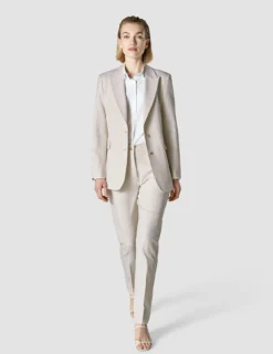 Essential Suit Tapered Cream Latte