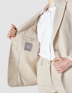 Essential Suit Tapered Cream Latte