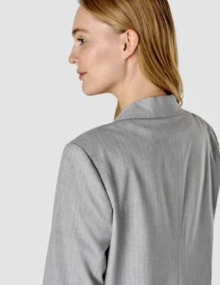 Essential Suit Tapered Light Grey Pinstriped