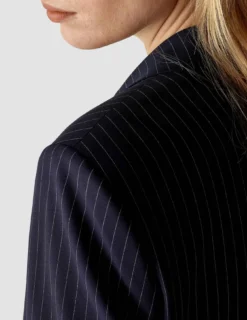 Essential Suit Tapered Navy Pinstripe