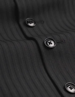 Essential Vest Asphalt Pinstripe